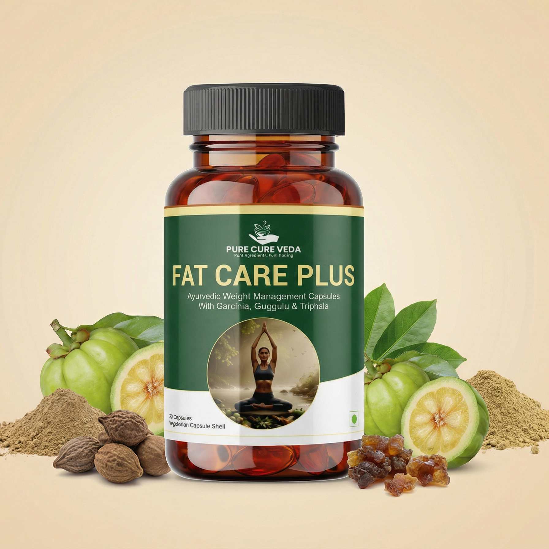 fat care plus Fat Care Plus Ayurvedic Weight Management Capsules by Pure Cure Veda